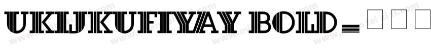 UKIJKufiYay Bold字体转换